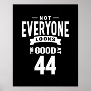 Poster 44 Ans - 44e Anniversaire Drôle Cadeau