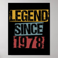 44 ans Vintage 1978 44e anniversaire