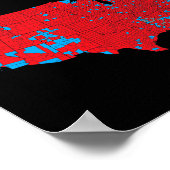 Poster 45 47 Trump Election Map 2024 (Coin)