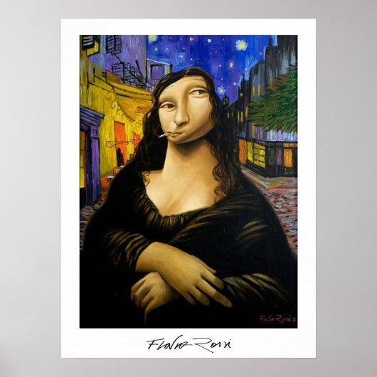 Poster 45,72x60,96cm : Monalivre van Flavio Rossi (Voorkant)