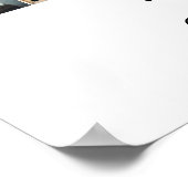 Poster 45 ans Photo Collage ruby Mariage Anniversaire (Coin)