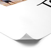 Poster 45 Collage photo et texte personnalisé (Coin)