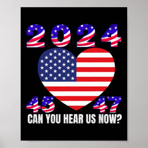 Poster 45 Et 47 Président Donald Trump Drapeau Américain