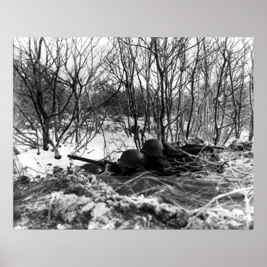 Poster 45e division d'infanterie à la bulge (Devant)