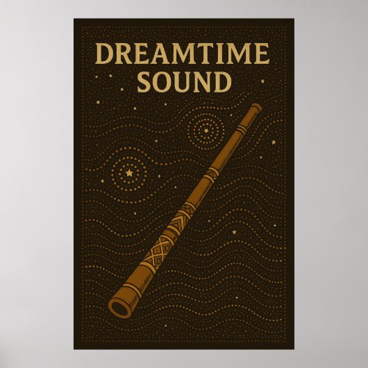 Poster 46, Dreamtime Sound, Art Vintage (Devant)