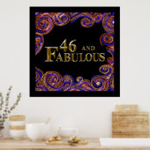 Poster 46e anniversaire (Cuisine)
