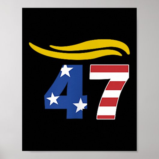 Poster 47 Trump Cheveux _1 (Devant)