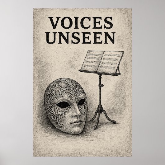 Poster 47, Voices Unseen, kunst (Voorkant)