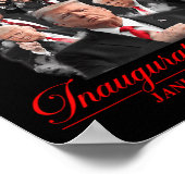 Poster 47e Président des États-Unis Inauguration Trump 20 (Coin)