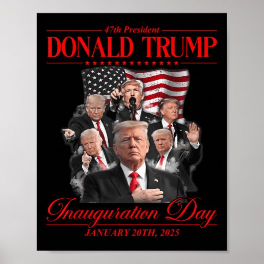 Poster 47e Président des États-Unis Inauguration Trump 20 (Devant)