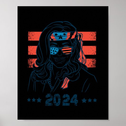 Poster 47e Président Kamala Harris 2024 (Devant)