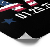 Poster 47ème anniversaire de l'investiture du président D (Coin)