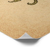 Poster 48, bloemblaadjes en strijkers,  kunst (Hoek)