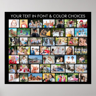 Poster 49 Collage de photos de formes multiples Personnal