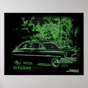Poster 49 Packard en néon