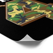 Poster 4 Anniversaire Chasse Cerf 4 Anniversaire Chasseur (Coin)