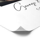 Poster 4 ans Ensemble Photo Collage Anniversaire Mariage (Coin)