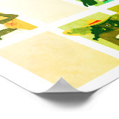 Poster 4 Belles Black Ladies Style de grunge artistique (Coin)