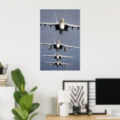 Poster 4 FA-18 Super Hornets Imprimer (Bureau à domicile)