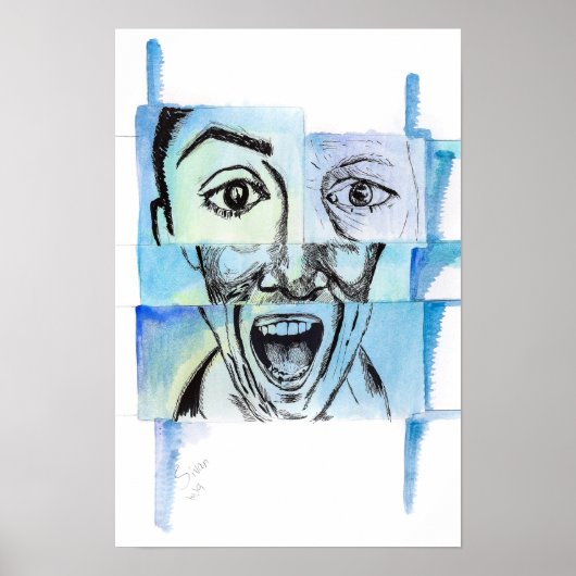 Poster 4 faces (Devant)