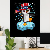 Poster 4 juillet 2021 Penguin (Bureau à domicile)