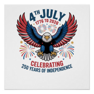 Poster 4 juillet 2026 - Célébration de 250 Ans