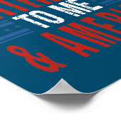 Poster 4 juillet anniversaire heureux pour moi Amérique (Coin)