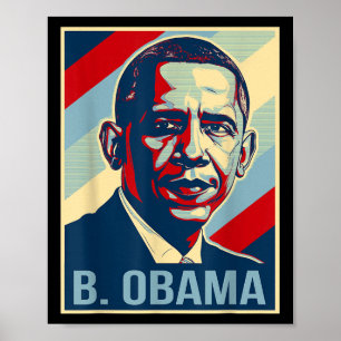 Poster 4 juillet Barack Obama est mon président patriotiq