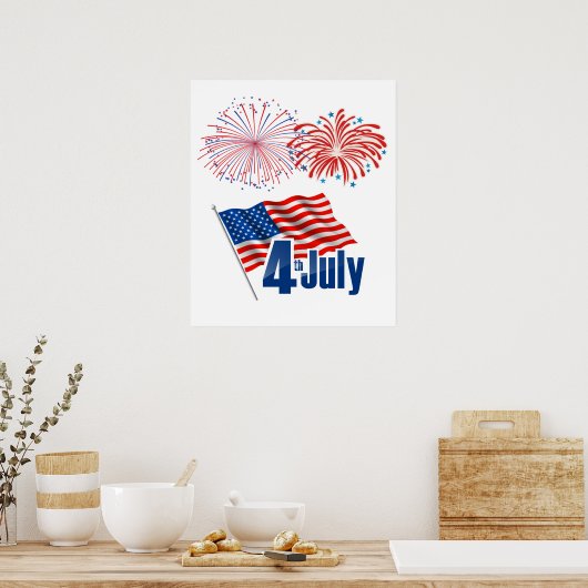 Poster 4 juillet célébration (Cuisine)
