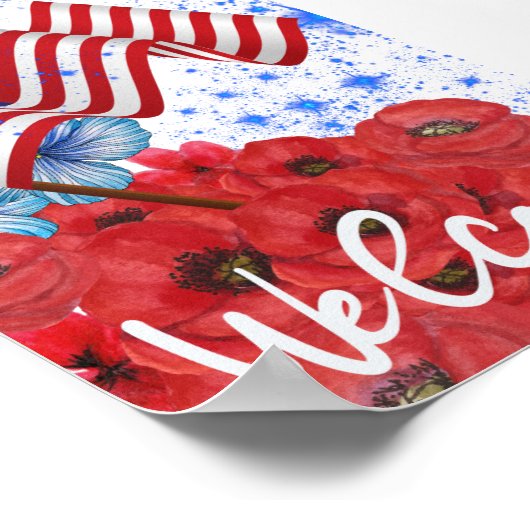 Poster 4 juillet d'accueil (Coin)