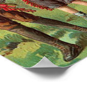 Poster 4 juillet Enfants avec Fireworks (Coin)