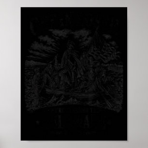 Poster 4 juillet Entrez loser traversant le Delaware 1776