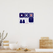 Poster 4 juillet Fabric Font Love Park Photo Frame (Cuisine)