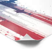 Poster 4 juillet Fête Famille BBQ (Coin)