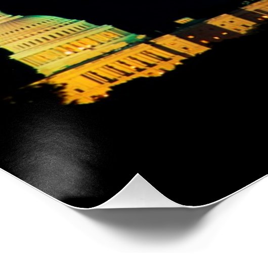 Poster 4 juillet, Firework Display, Skyline (Coin)