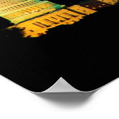 Poster 4 juillet, Firework Display, Skyline (Coin)