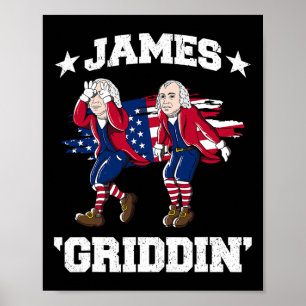 Poster 4 juillet James Madison Griddy James Griddin