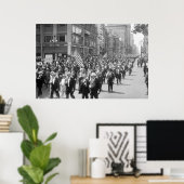 Poster 4 juillet Parade, début des années 1900 (Bureau à domicile)