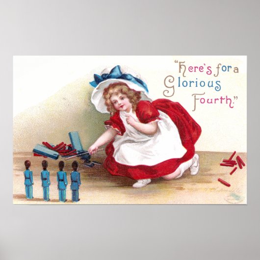 Poster 4 juillet Soldats des filles et des jouets (Devant)