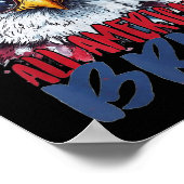 Poster 4 juillet Tous Américains Bruh Eagle Enfants Ado (Coin)