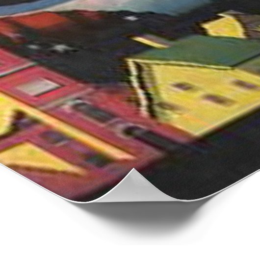 Poster 4 juillet vintage (Coin)