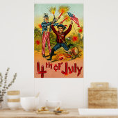 Poster 4 juillet vintage (Cuisine)