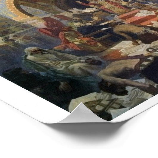 Poster #4 Le tsar Siméon bulgare, Mucha (Coin)