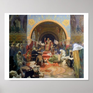 Poster #4 Le tsar Siméon bulgare, Mucha