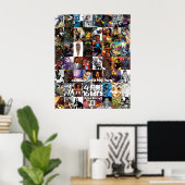 Poster 4 Pages 16 Bars : "Les BD sont Hip hop" (Bureau à domicile)