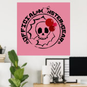 Poster 4 Petits monstres - Logo de vacances de Nessa (Bureau à domicile)