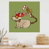 Poster 4 Petits monstres - Logo de vacances Tesla (Cuisine)