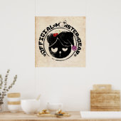 Poster 4 Petits monstres - Michael Holiday Logo (Cuisine)