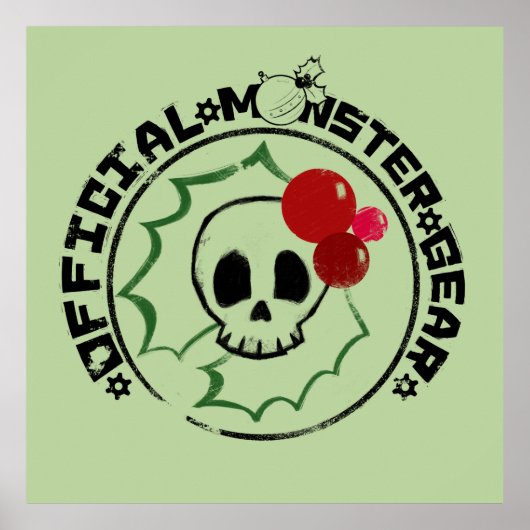 Poster 4 Petits monstres - Nessa Holiday Logo 2 (Devant)