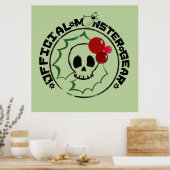 Poster 4 Petits monstres - Nessa Holiday Logo 2 (Cuisine)